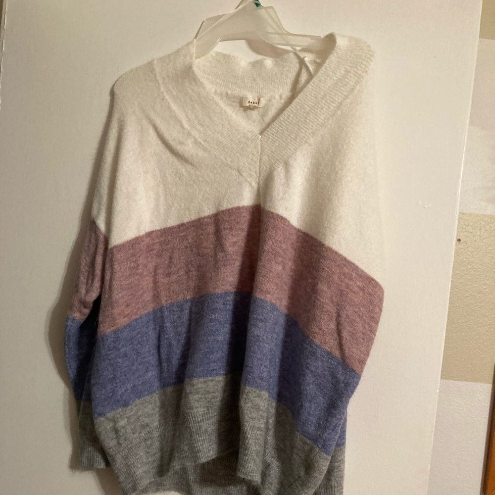 Debut Striped Sweater.